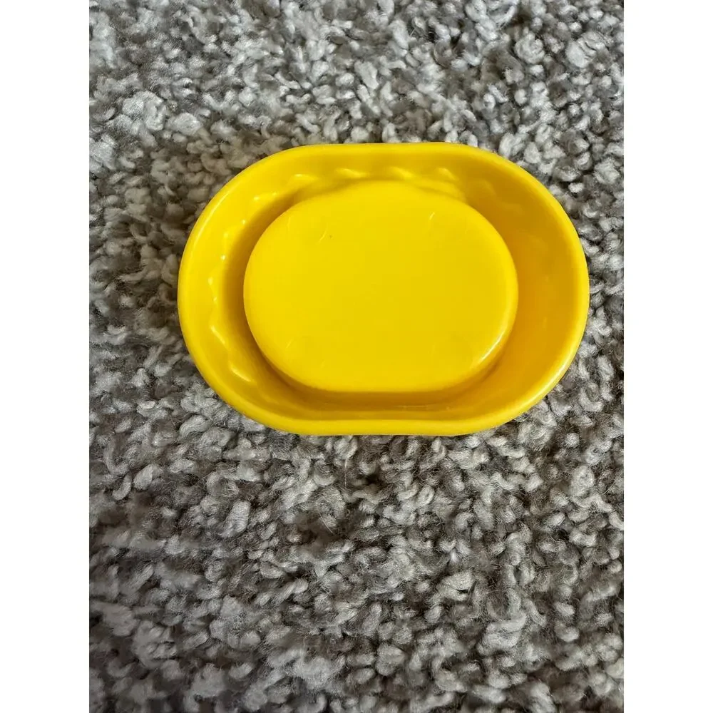 Barbie Dreamhouse Yellow Pet Bed Replacement Accessory Plastic Dog Cat Bed DVX60
